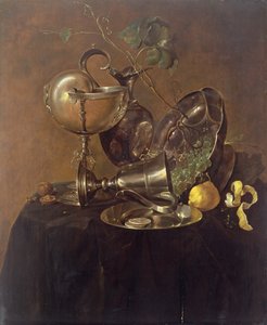Natura morta con coppa di Nautilus, 1632