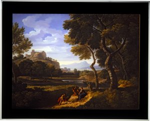 Due paesaggi da Jan Frans van (1662 1749) Bloemen