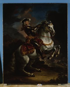 Elettore Johann Wilhelm von Pfalz-Neuburg a cavallo da Jan Frans van Douven