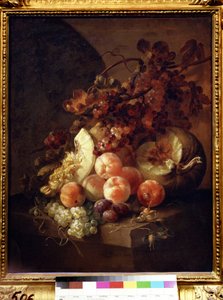 Natura morta con pesche da Jan Frans van Son