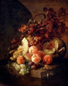 Natura morta con pesche, fine XVII o inizio XVIII secolo da Jan Frans van Son