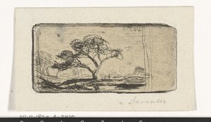 Paesaggio con albero da Jan Frederik van Deventer
