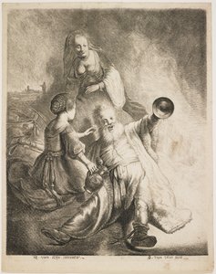 Lot e le sue figlie, 1631 da Jan Georg van Vliet