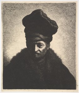 Ritratto di un uomo, dopo Rembrandt, 1633 da Jan Georg van Vliet