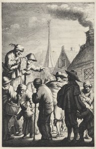 Venditore di testi di canzoni da Jan Gillisz. van Vliet