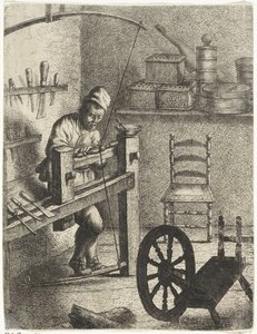 Operaio al tornio da Jan Gillisz. van Vliet