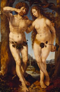 Adamo ed Eva da Jan Gossaert