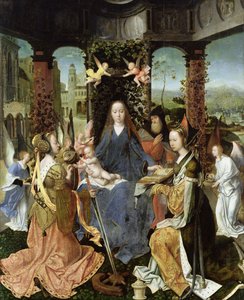 Madonna col Bambino con Maria Maddalena e Santa Caterina da Jan Gossaert