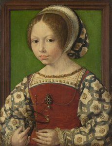 Ritratto della Principessa Dorotea di Danimarca 1520-1580, ca 1530 da Jan Gossaert
