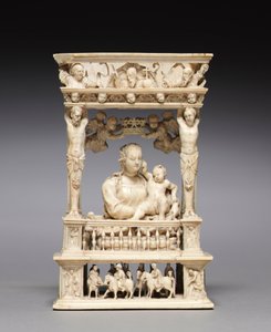Vergine e bambino in una cornice architettonica, c. 1530-1540 da Jan Gossaert