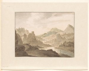 Paesaggio fluviale da Jan Griffier (I)