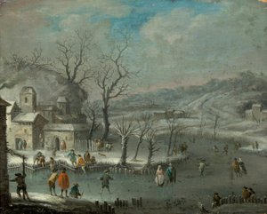Paesaggio invernale olandese