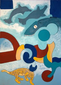 Il Leopardo ha una Testa Blu, 2009 da Jan Groneberg