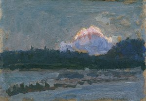 Tramonto sui Tatra da Jan Grzegorz Stanisławski