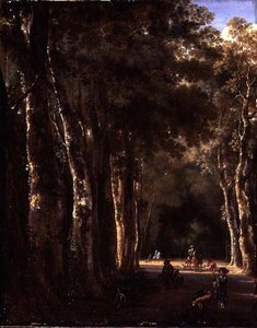 Il viale da Jan Hackaert