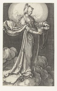 Maria Maddalena tra le nuvole da Jan Harmensz. Muller (manner of)