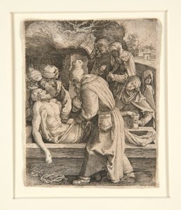 Deposizione, dalla Passione da Jan Harmensz. Muller
