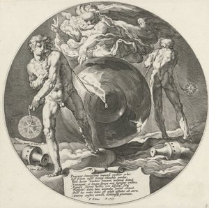 Lo Spirito di Dio aleggia sulle acque da Jan Harmensz. Muller