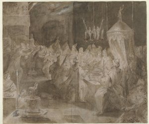Il banchetto di Baldassarre da Jan Harmensz. Muller