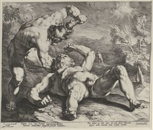 Caino uccide Abele da Jan Harmensz. Muller
