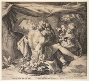 Lot e le sue figlie da Jan Harmensz. Muller