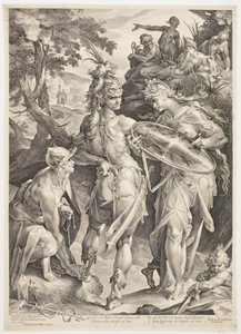 Minerva e Mercurio Armando Perseo per il Suo Incontro con Medusa