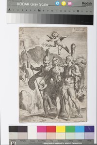 Minerva, guidata da Ercole e Marte da Jan Harmensz Muller