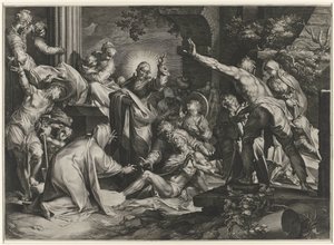 La resurrezione di Lazzaro da Jan Harmensz. Muller