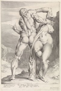 Ratto di una donna sabina, vista posteriore da Jan Harmensz. Muller