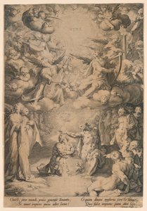 San Giovanni battezza Cristo da Jan Harmensz Muller