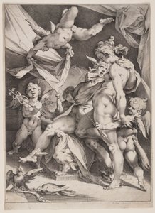 Venere e Mercurio da Jan Harmensz. Muller
