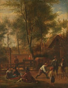 I giocatori di bocce da Jan Havicksz. Steen (copy after)