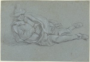 Uomo sdraiato