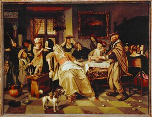 Torta della dodicesima notte da Jan Havicksz. Steen