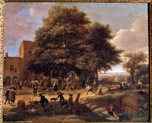Il gioco delle bocce da Jan Havicksz. Steen