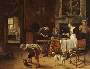 Facile venire, facile andare, 1661 da Jan Havickszoon Steen
