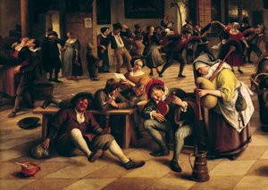Festa in una locanda (dettaglio)