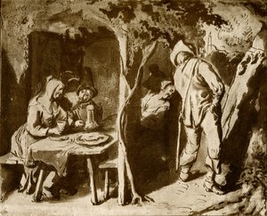 Giardino della taverna da Jan Havickszoon Steen