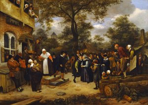 Matrimonio di villaggio da Jan Havickszoon Steen