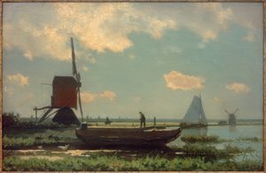 Paesaggio di polder da Jan Hendrik Weissenbruch