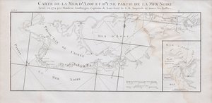 Mappa della Crimea e del Mar d