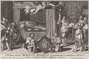 Letto da parata del Principe Maurits, 1625 da Jan Hendriksz. Verstraelen