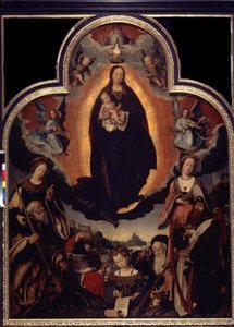 La Vergine in Gloria da Jan II Provost