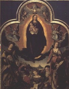 La Vergine Maria in gloria