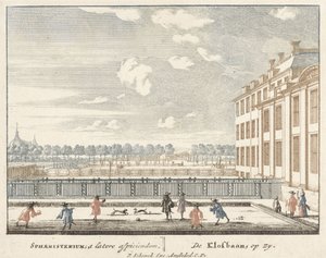 Gioco di Klosbaan al Palazzo Het Loo, 1694-97 da Jan I van Call