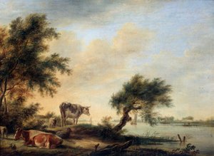 Paesaggio con un gregge, XVIII secolo