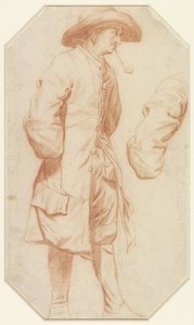 Studio di uomo in piedi e braccio destro da Jan Josef Horemans (I)