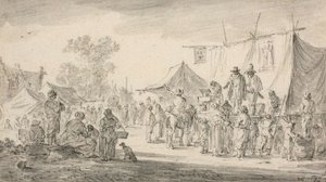 Fiera di paese, 1653 da Jan Josephsz van Goyen