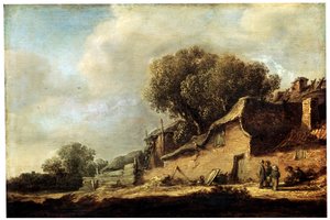 Paesaggio con un cottage di contadini, 1631 da Jan Josephsz van Goyen