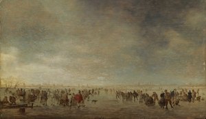 Pattinatori, 1641 da Jan Josephsz van Goyen